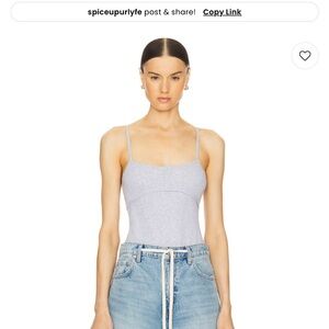 Gray Women's Spaghetti Strap Top